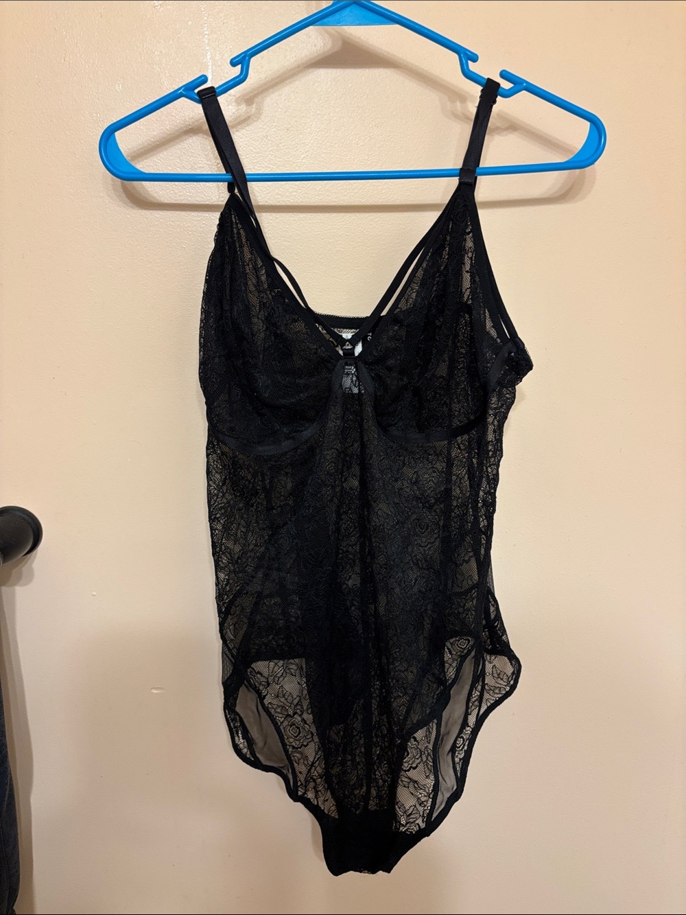 torrid Black Sheer Lace Chemise Bodysuit